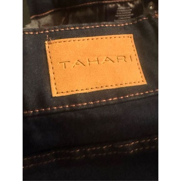 TAHARI Emily SKINNY BUTTON DENIM capri JEANS size 6 BNWT - Picture 10 of 11